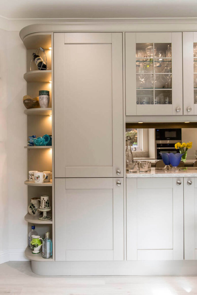The standout feature in this kitchen is the dresser